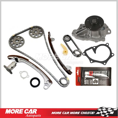 Kit de cadena de distribución bomba de agua apto 01-09 Toyota Camry Solara Scion 2.0L 2.4L 2AZFE Foto 1 de 4