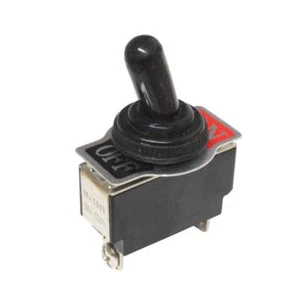 Einbau-Kippschalter mit Wasserschutzkappen, 10A/250V~, Schraubklemmen, 6 Typen - Bild 1 von 7