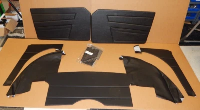 Nuevo kit de panel interior con paneles de puerta para Triumph TR6 1970-1973 hecho en el Reino Unido negro Foto 1 de 3