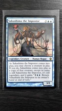 Magic the Gathering - Sakashima the Imposter . Rare, blue legendary creature