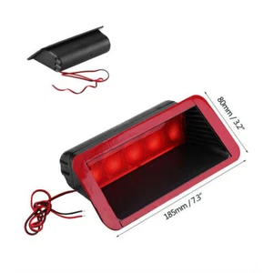 Lámpara de montaje alto 12V trasera tercera luz de conducción de freno roja universal - Imagen 1 de 10