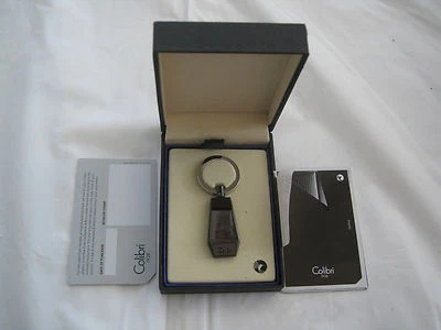 Colibri KEY RING-POLISHED BLACK STEEL NEW IN BOX-Authentic - Image 1 of 3