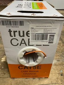 Cat5e Ethernet Bulk Cable - 1000ft, CMR Riser - Photo 1/1