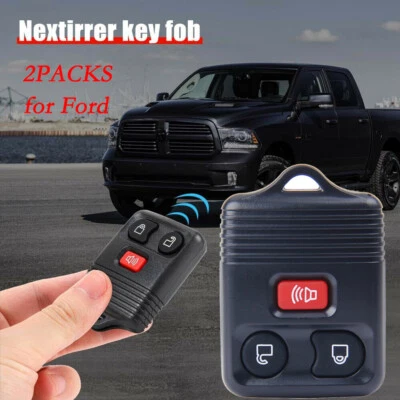 2 Llaveros sin llave de coche remoto para Ford F150 2000-2007 Ranger F250 Expedition 1999 Foto 1 de 4