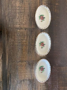 3 Vintage Handpainted Noritake Celery Salt Dish 2.5” - Picture 1 of 11