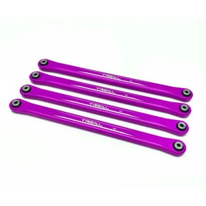 Treal Aluminum 7075 Upper Link Bars (4) pcs Set for Losi LMT - Purple - Picture 1 of 1