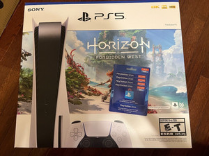 Sony PlayStation 5 PS5 Disc Horizon Forbidden West Bundle NEW SEALED W/ $100 GC