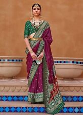 Indian ethical saree for women party wear saree for women Royal Design Wedding