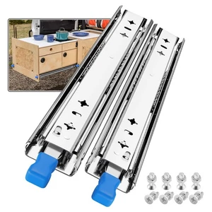 1 Pair 250 lb Load Capacity Heavy Duty Locking Drawer Slides 12 14 16 18 20 2... - Picture 1 of 6