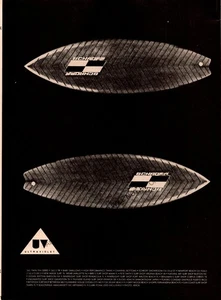 Schroff Surfboards Print Ad Wall Art Decor Ephemera 360 Twin Fin Ultraviolet - Picture 1 of 1