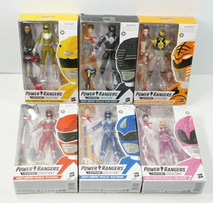 Mighty Morphin Power Rangers Lightning Ranger Metallic Set Completo di 6 Hasbro - Foto 1 di 8