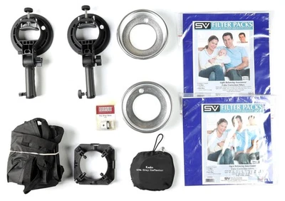 Lot of Assorted Brand Studio Lighting Accessories (Untested) - Image 1 of 4