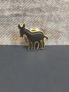 Broche insignia solapa burro esmalte negro - Imagen 1 de 2