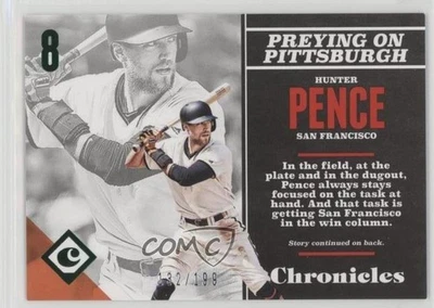 2017 Panini Chronicles Green /199 Hunter Pence #12 - Image 1 of 2