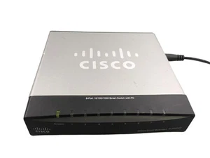 Commutateur externe Cisco Small Business Smart (SLM2008) 8 ports géré L322 - Photo 1/7
