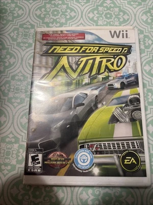 Need for Speed: Nitro (Nintendo Wii, 2009) Cib Tested Working - Image 1 of 4