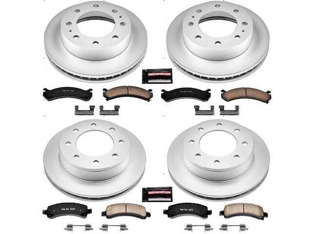 Kit de pastilha de freio dianteiro e traseiro e rotor para 2007-2020 GMC Savana 3500 HK568GD - Imagem 1 de 1