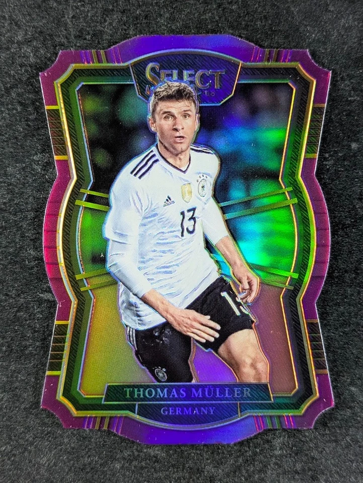 2017-18 Panini Select FIFA THOMAS MULLER 21/149 Purple Die-Cut Prizm Mezzaine SP - Image 1 of 3