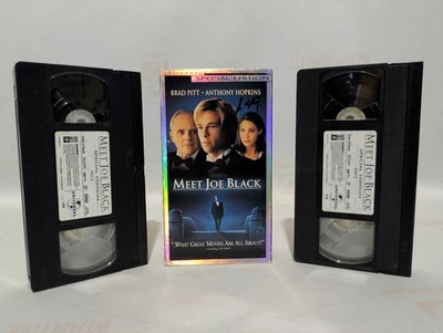 Meet Joe Black VHS 1998 Brad Pitt Anthony Hopkins Romance Fantasy Drama Tape - Image 1 of 4