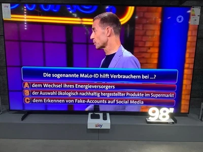 TCL Fernseher 98QLED780 98 Zoll 4K Ultra HD QLED TV 6#32667526 - Bild 1 von 4