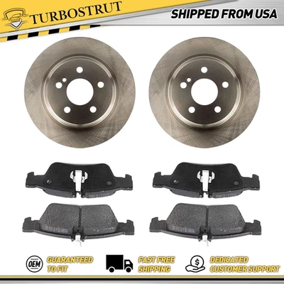 Kit de pastillas de freno rotores de freno traseros OE para Mercedes-Benz E500 2003-2006 5,0 L Foto 1 de 4