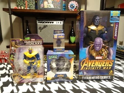 NEW LOT OF 4 Avengers: Infinity War THANOS ACTION FIGURE w/POWER FX DORBZ FUNKO - Image 1 of 4