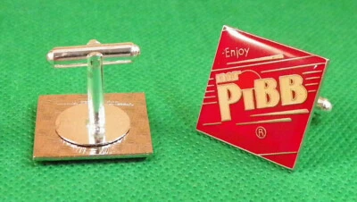 Vintage Mr Pibb Cuff Links Set - Изображение 1 из 4