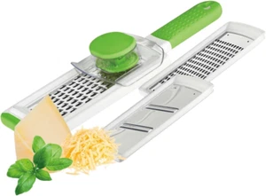 Grattugia Formaggio Limone Tagliaverdure. Grattugia Manuale Con 3 Lame, Pomello - Foto 1 di 12