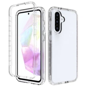 For Samsung Galaxy A36 / A56 5G Clear TPU Hybrid PC Shockproof Phone Case - Photo 1 sur 1