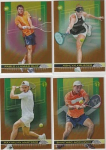 2024 TOPPS CHROME TENNIS CLAY COURT REFRACTOR x4 RUIZ KRUEGER MARTERER MOCHIZUKI - Picture 1 of 1