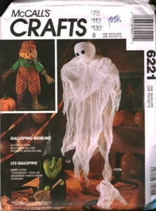 6221 McCalls Sewing Pattern Halloween Decor Stuffed Goblins Scarecrow OOP Sew - Picture 1 of 2