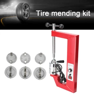 110V Tire Auto Repair Machine Patch Tool Kit Spot Vulcanizing Machine Vulcanizer - Foto 1 di 12