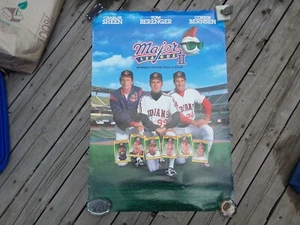 Vintage 1994 "Major League II" Poster Film Charlie Sheen Advertise Decor Collect - Picture 1 of 4