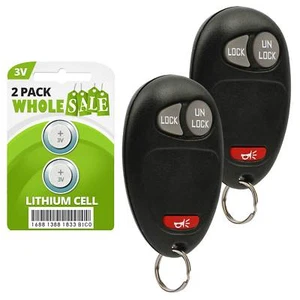 2 Replacement For 04 05 06 07 08 09 10 11 12 Chevrolet Colorado Key Fob Remote - Picture 1 of 4