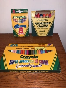 Vintage Crayola Buntstifte Benney Smith Bleistifte Handwerk selten verpackt Rarität - Bild 1 von 8