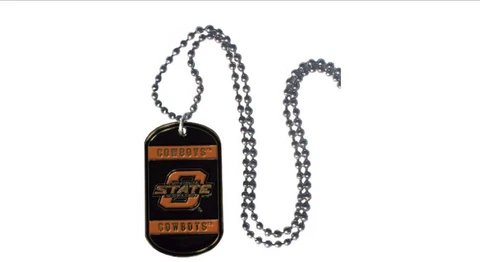 NCAA Oklahoma State Cowboys Dog Tag Necklace Cover