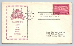 SC# 858-3d FDC - Single - Olympia Cancel - L34060 - Picture 1 of 2