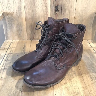 Винтажные женские ботинки Shoe Co на шнуровке шагреневая кожа размер 9 M для пеших прогулок верховой езды США - Изображение 1 из 4