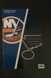 NY Islanders Gameday Pamphlet vs Blues Tuesday January 15, 2019 - Picture 1 of 1