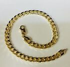 14K Solid Yellow Gold Mens Miami Cuban Curb Solid Link 85 5Mm 12Grams Bracelet