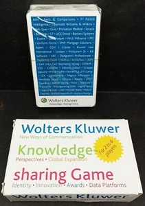 Wolters Kluwer Knowledge Sharing Card Game 2-6 Players Workplace Team Building - Picture 1 of 7