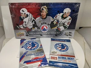 2021-22 Upper Deck AHL Hockey Hobby Box WITH BONUS PACK - Picture 1 of 4
