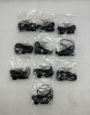 WILLIAMS AV Lot of 10 Williams EAR 014 Dual Mini Earphone 3.5 mm New NIB