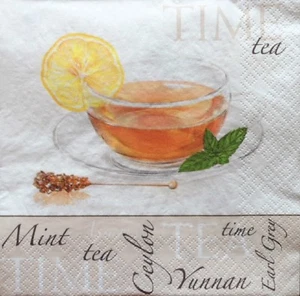 4 servilletas de papel individuales hora del té para manualidades decoupage y mesa 97 - Imagen 1 de 2