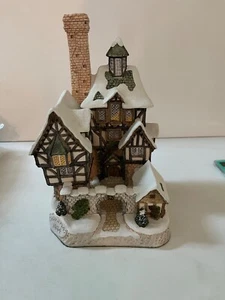 RARE! VINTAGE DAVID WINTER COTTAGES THE SCROOGE FAMILY HOME 1993 LIMITED EDITION - Picture 1 of 3