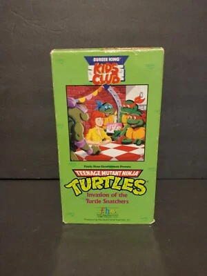 Tennage Mutant Ninja Turtles: Invasion Of The Turtle Snatchers 1990 Vhs - Image 1 of 3