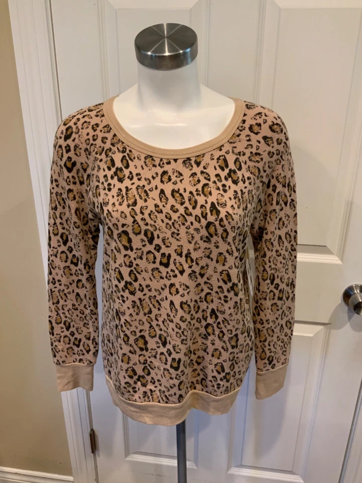 Sudadera Joie Tan Estampado Leopardo, Talla Pequeña Foto 1 de 4
