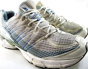 Avia Women Athletic Shoes Size 8 Euro 39 Blue White Lined Art Lite. - Picture 1 of 8