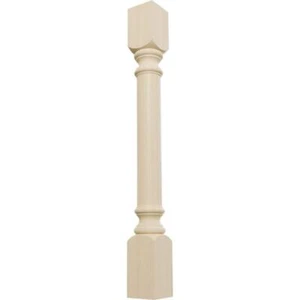 Ekena Millwork Columns N' Accessories 35.5"Hx3.75"Wx3.75"D Unfinished Rubberwood - Picture 1 of 10