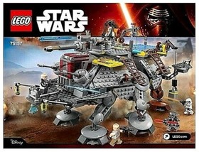 ⭐INSTRUCTIONS ONLY⭐  LEGO Star Wars CAPTAIN REX'S AT-TE # 75157 MANUAL ONLY NEW